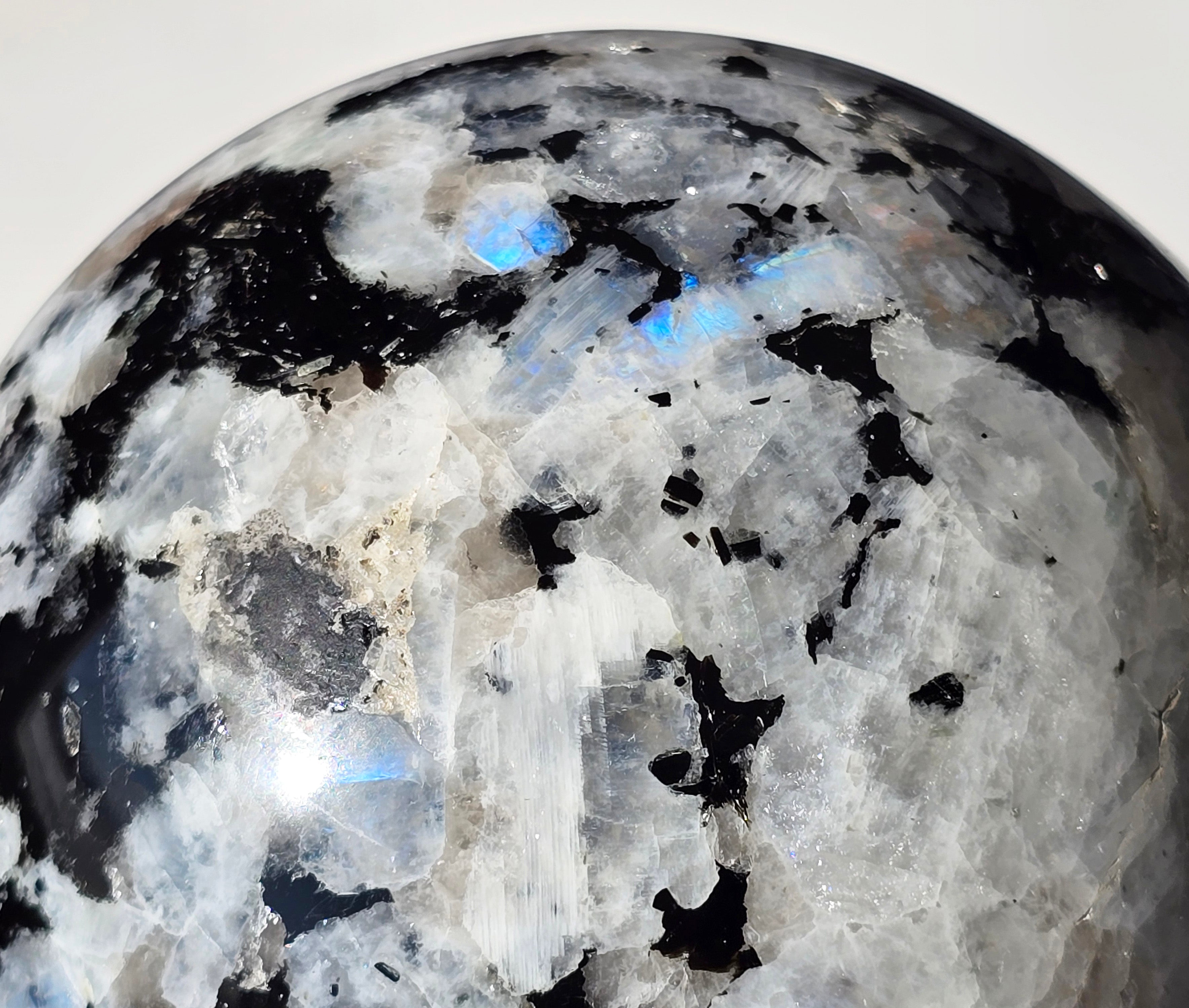 Flashy Moonstone Crystal Sphere 113 mm