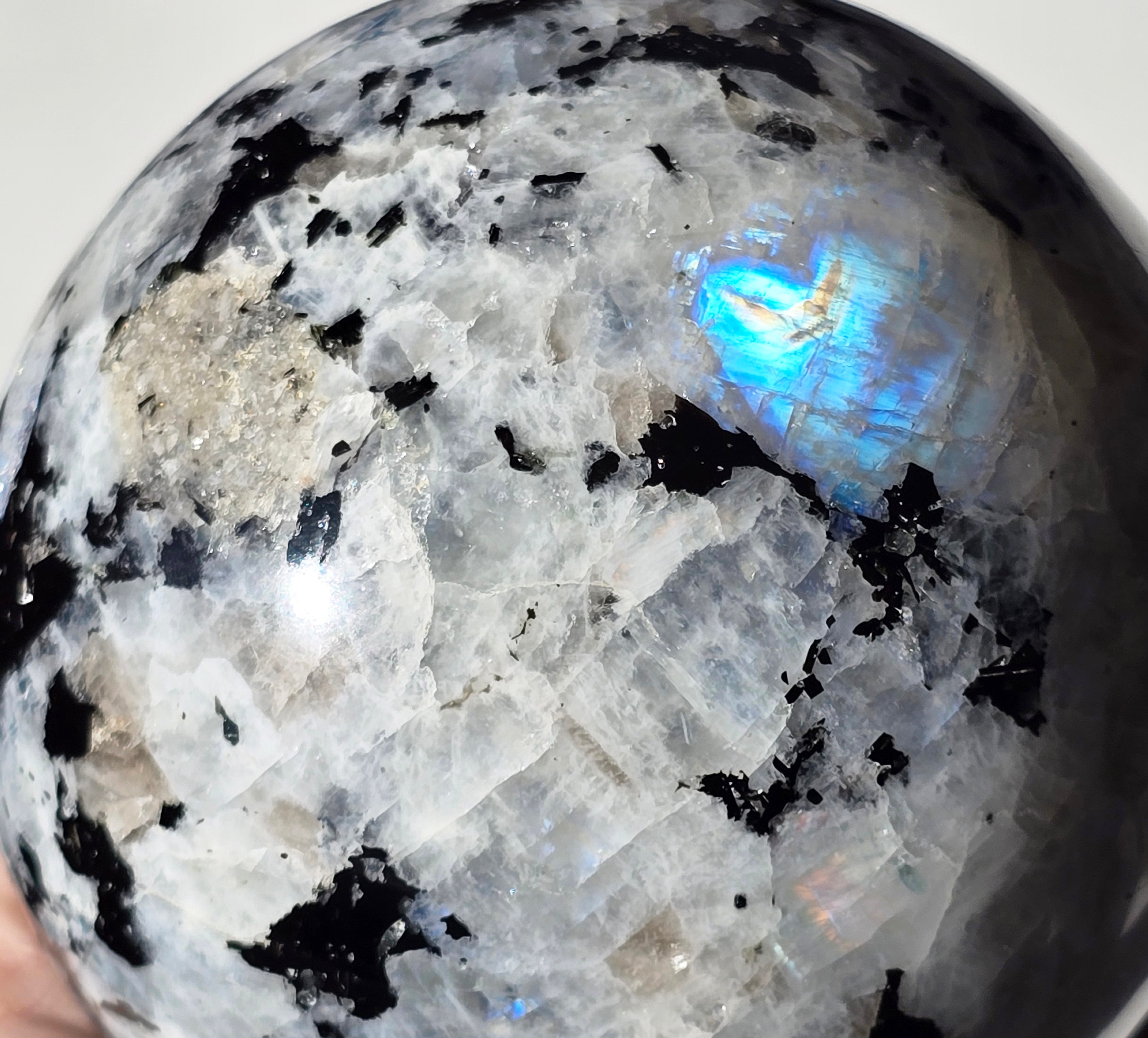 Flashy Moonstone Crystal Sphere 113 mm