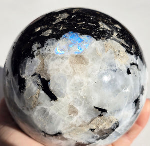 Large Moonstone Sphere 112 mm