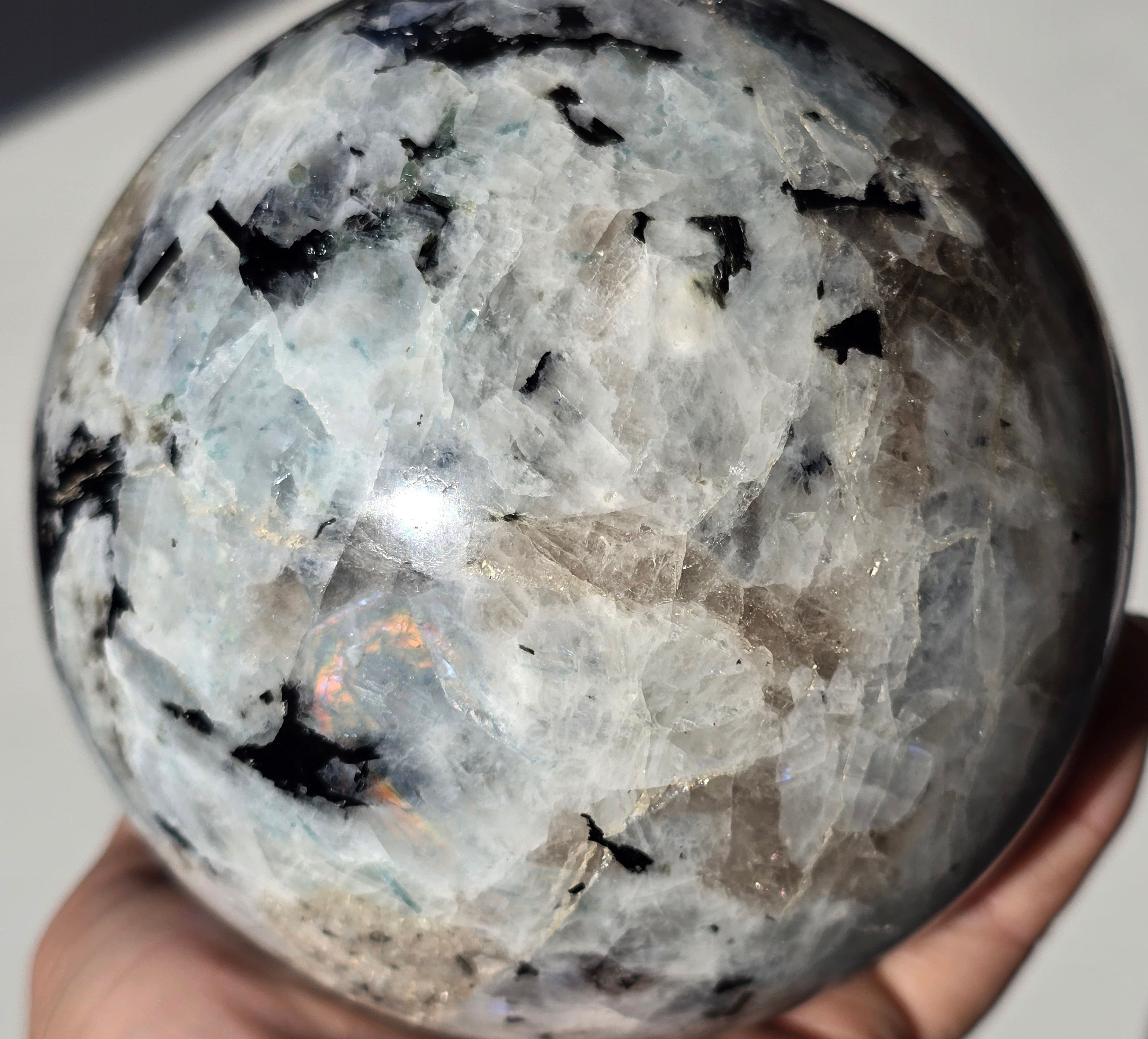 Large Moonstone Sphere 112 mm