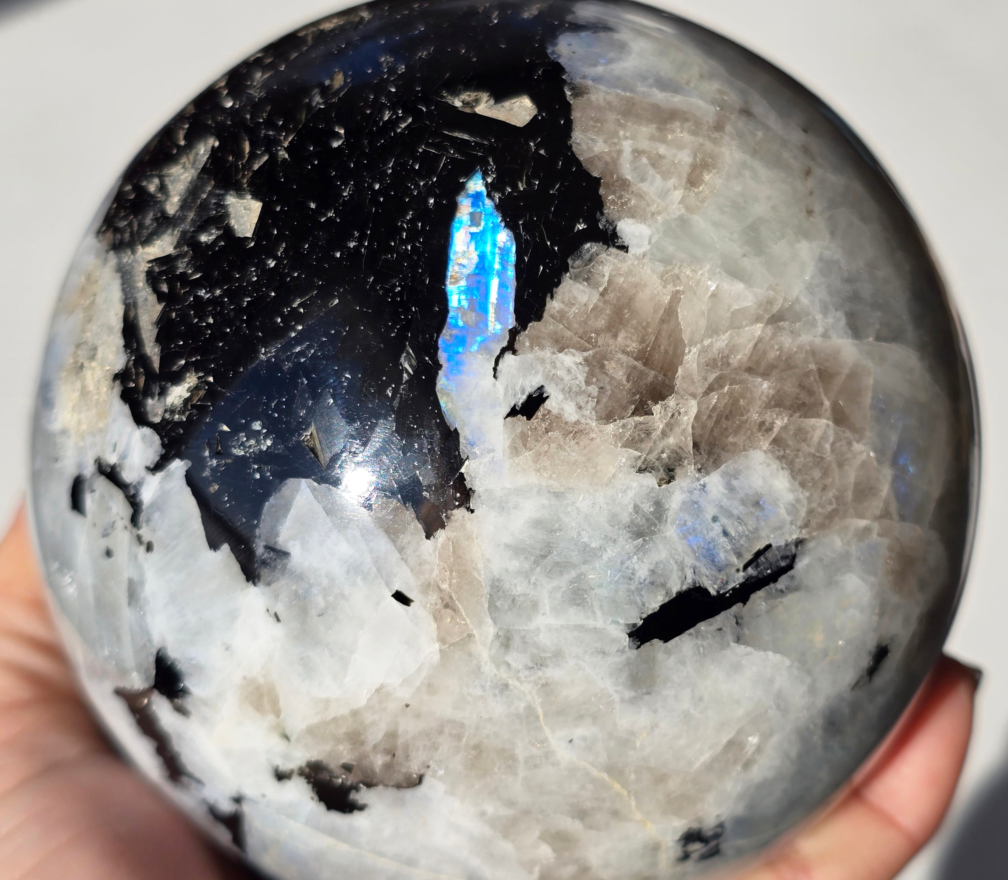 Large Moonstone Sphere 112 mm