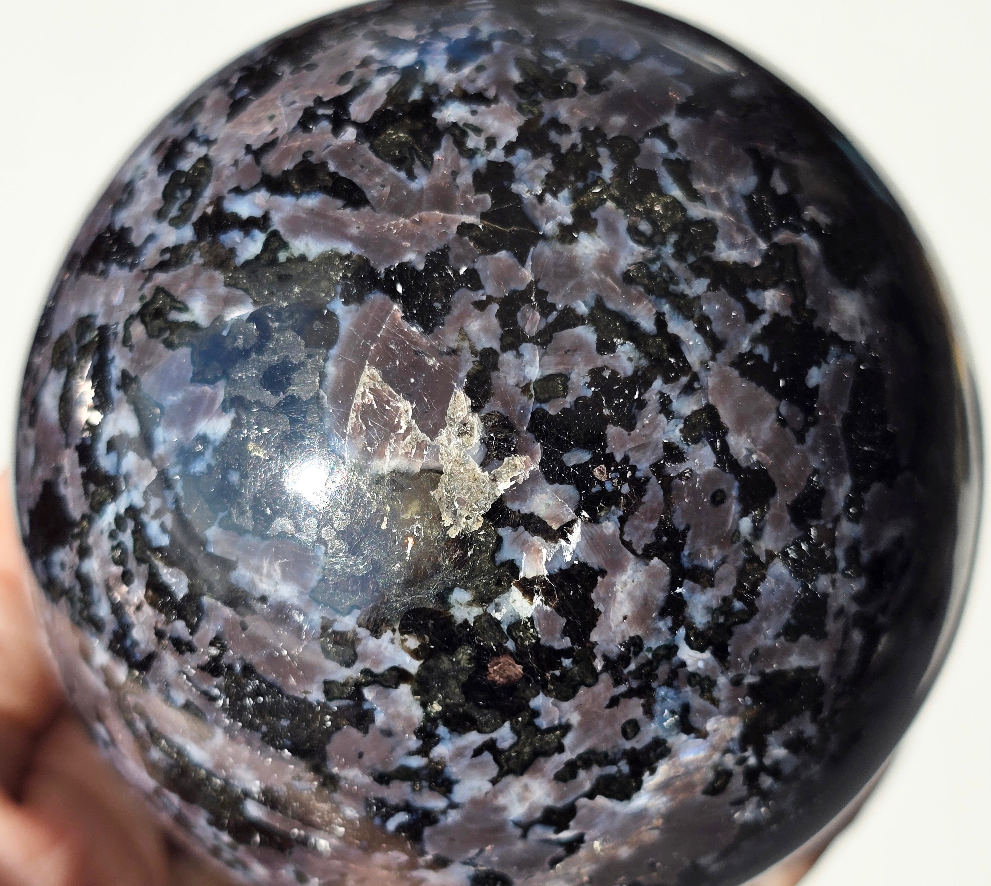 Indigo Gabbro Sphere 3 1/2"