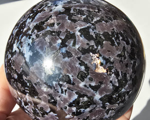 Indigo Gabbro Sphere 3 1/2"