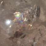 Smoky Quartz Crystal with rainbow inclusions 100 mm