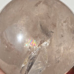 Smoky Quartz Crystal with rainbow inclusions 100 mm