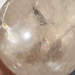 Smoky Quartz Crystal with rainbow inclusions 100 mm