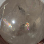 Smoky Quartz Crystal with rainbow inclusions 100 mm