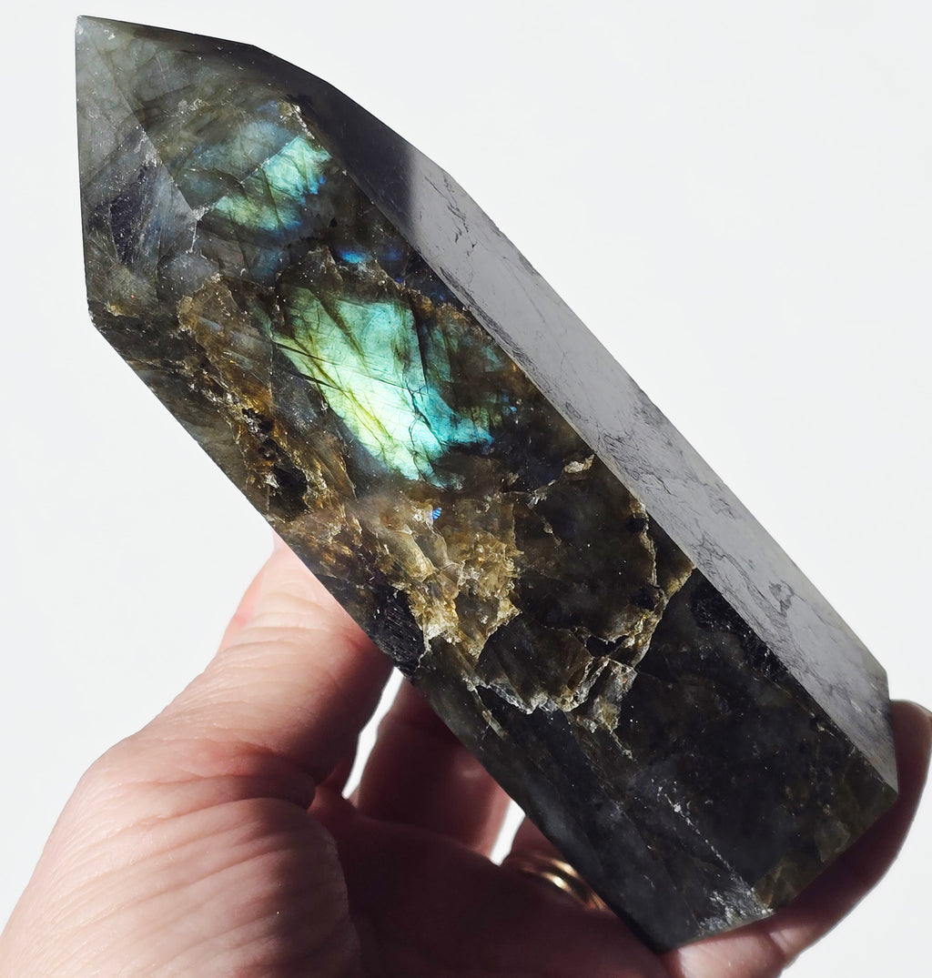 Labradorite Tower, CRYSTAL SALE!