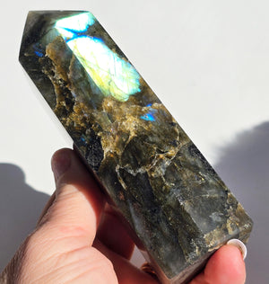 Labradorite Tower, CRYSTAL SALE!