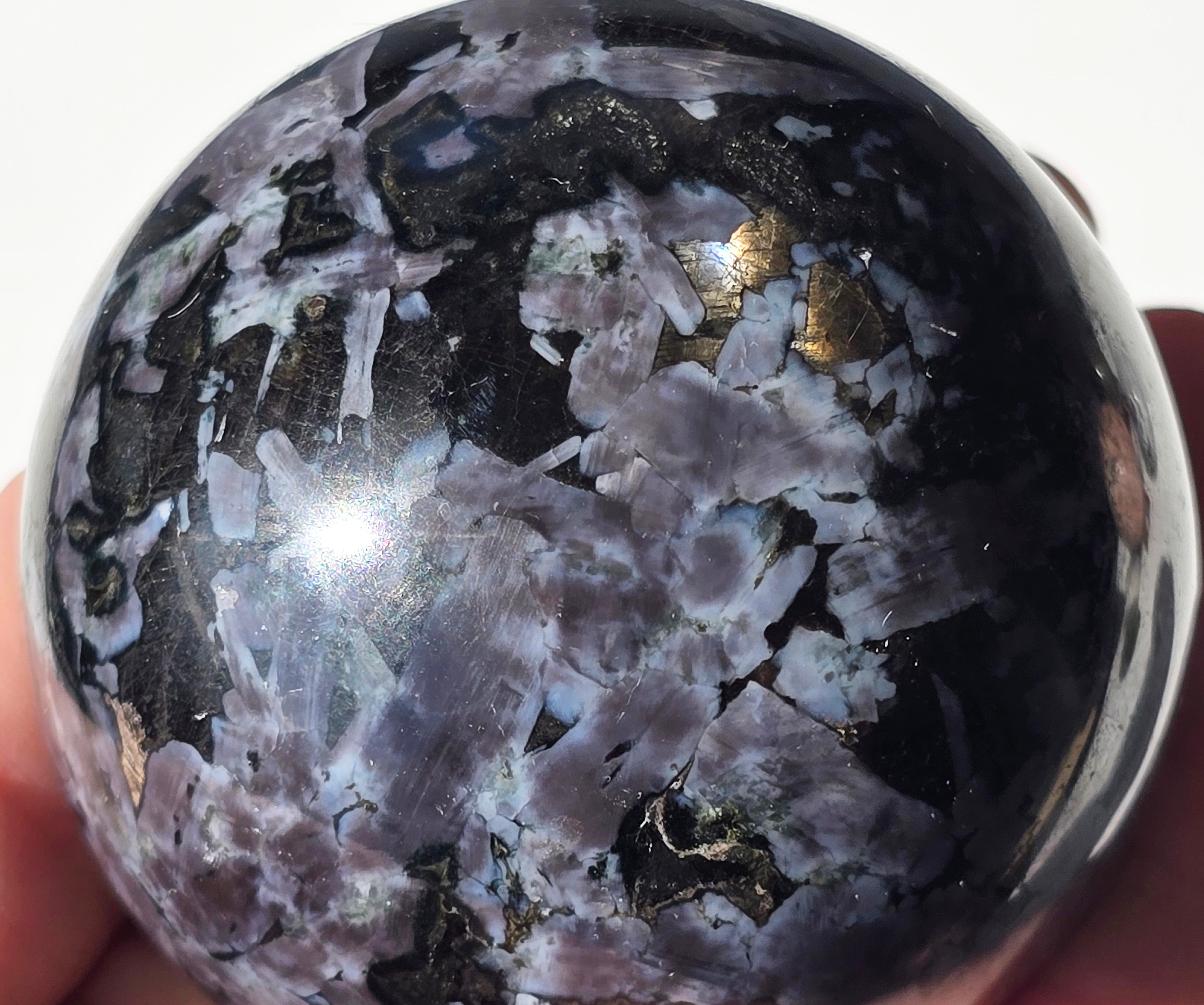 Indigo Gabbro Sphere 64 mm