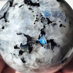 Flashy Moonstone Sphere 3"