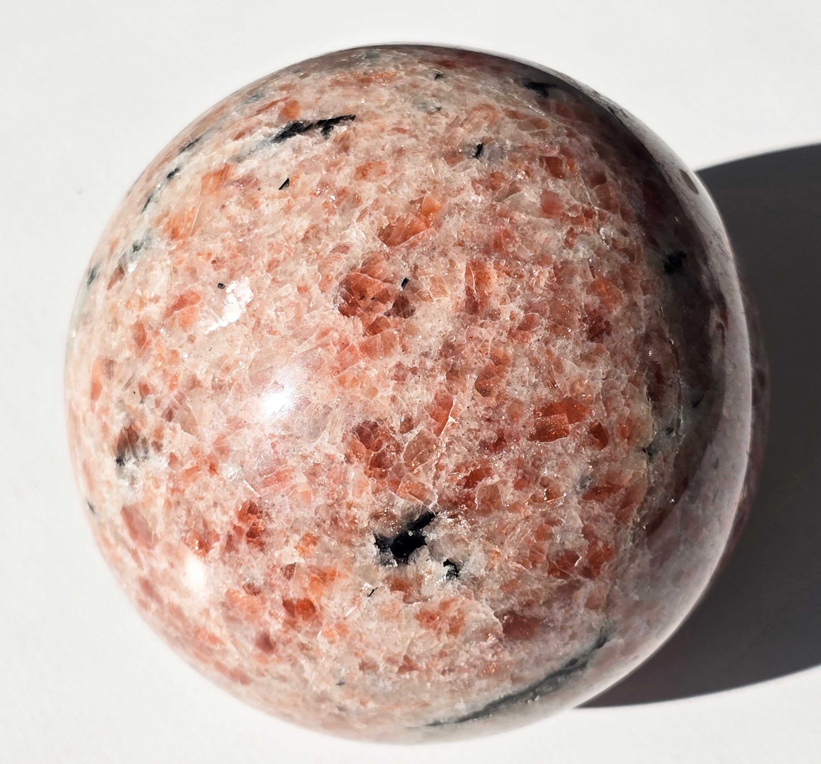 Sunstone Sphere 4 7/8" CRYSTAL SALE!