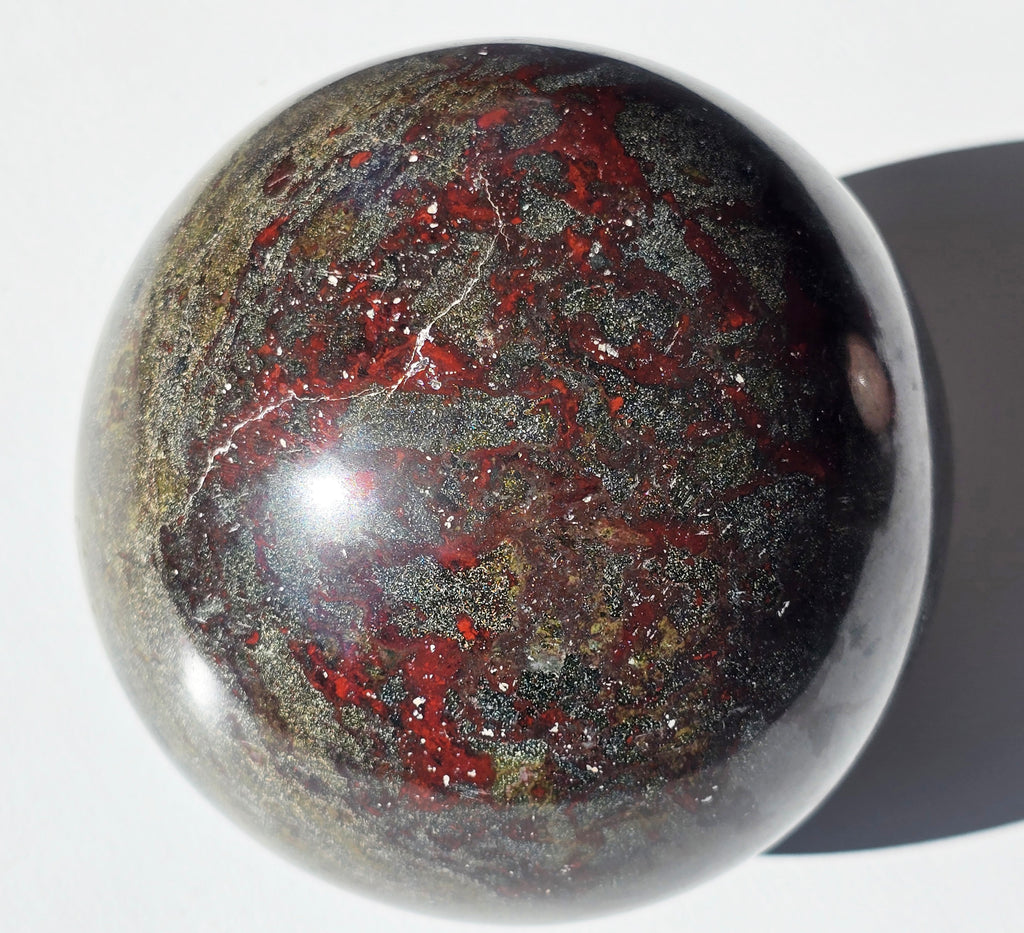 Dragon Blood Stone Sphere 112 mm