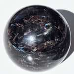 Flashy Arfvedsonite Sphere