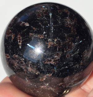 Flashy Arfvedsonite Sphere