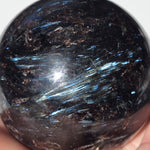 Flashy Arfvedsonite Sphere