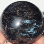 Flashy Arfvedsonite Sphere