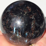 Flashy Arfvedsonite Sphere