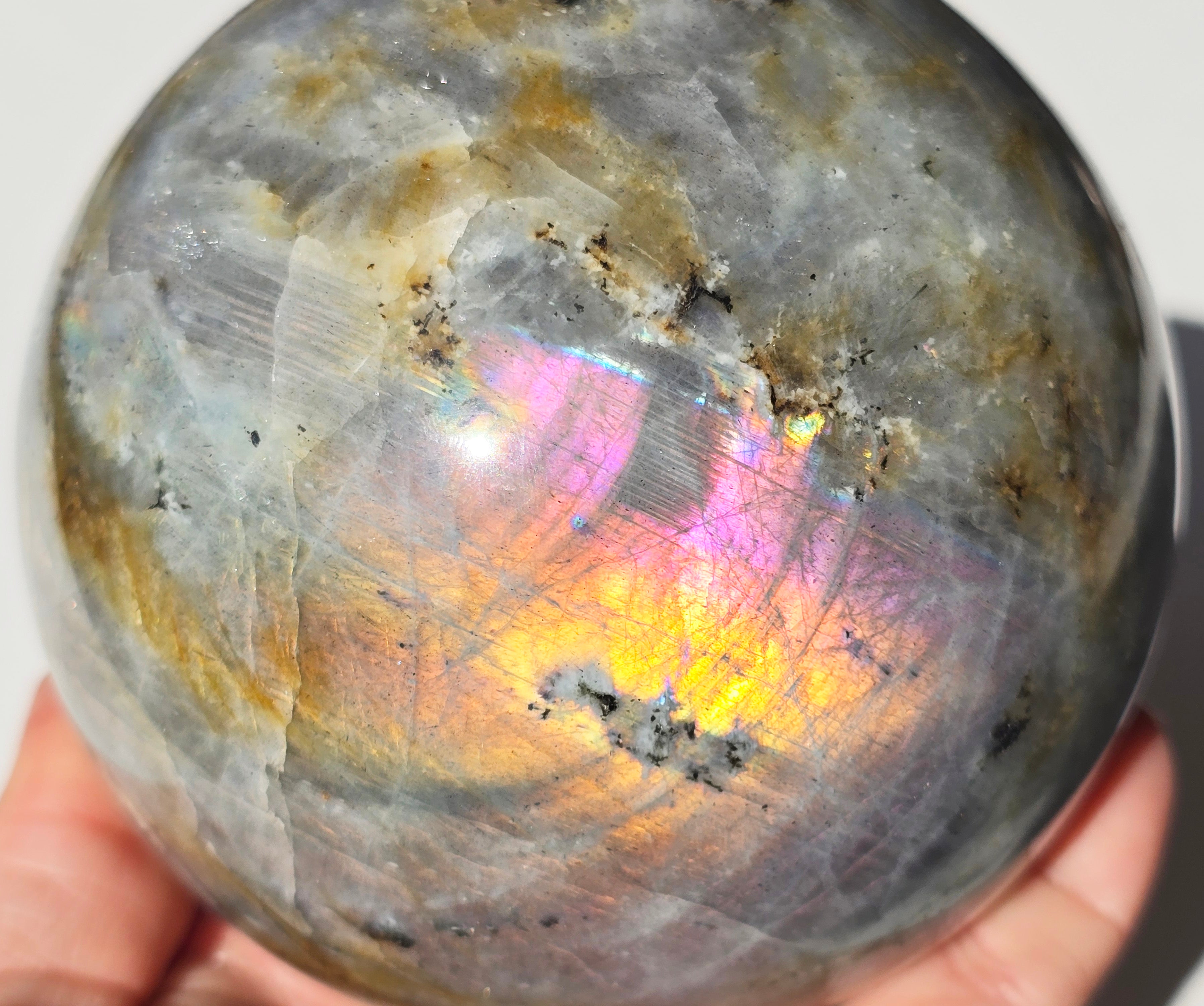 Labradorite Sphere, CRYSTAL SALE!