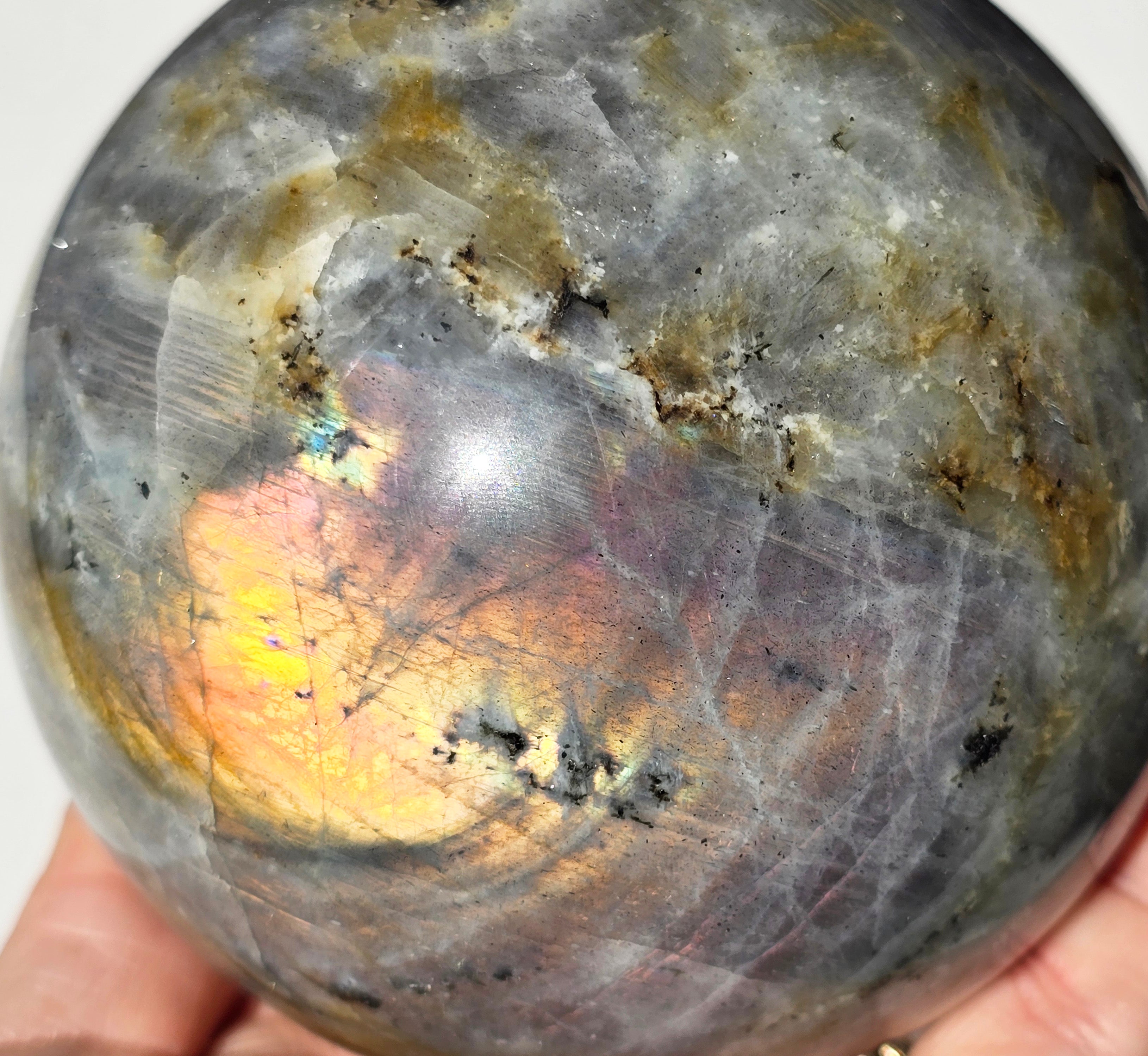 Labradorite Sphere, CRYSTAL SALE!