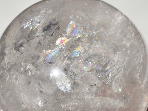 Clear Quartz Sphere 3 3/8"