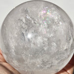 Clear Quartz Sphere 3 3/8"