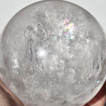 Clear Quartz Sphere 3 3/8"