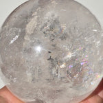 Clear Quartz Sphere 3 3/8"