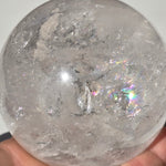 Clear Quartz Sphere 3 3/8"