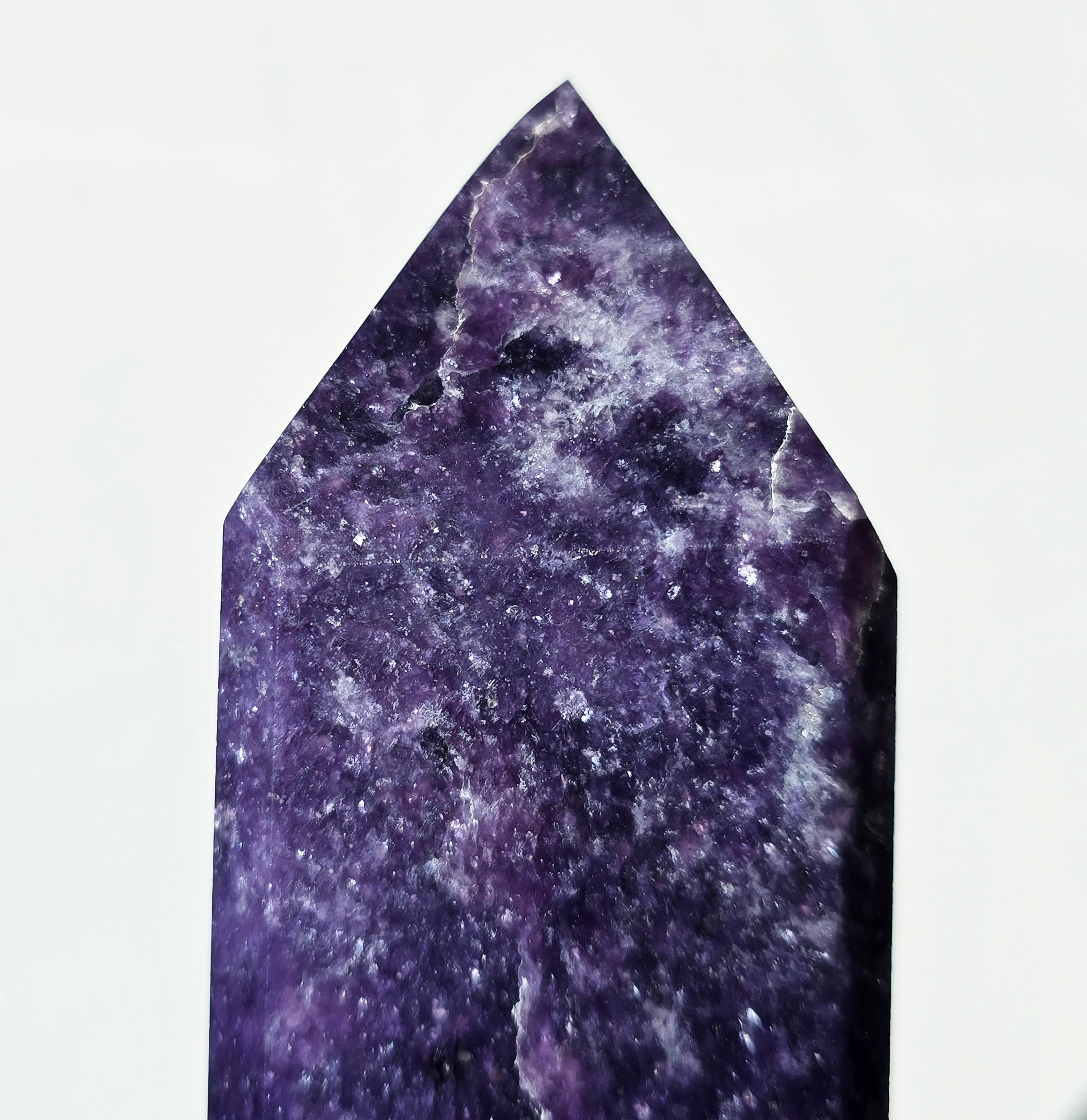 Large Lepidolite Tower 14"