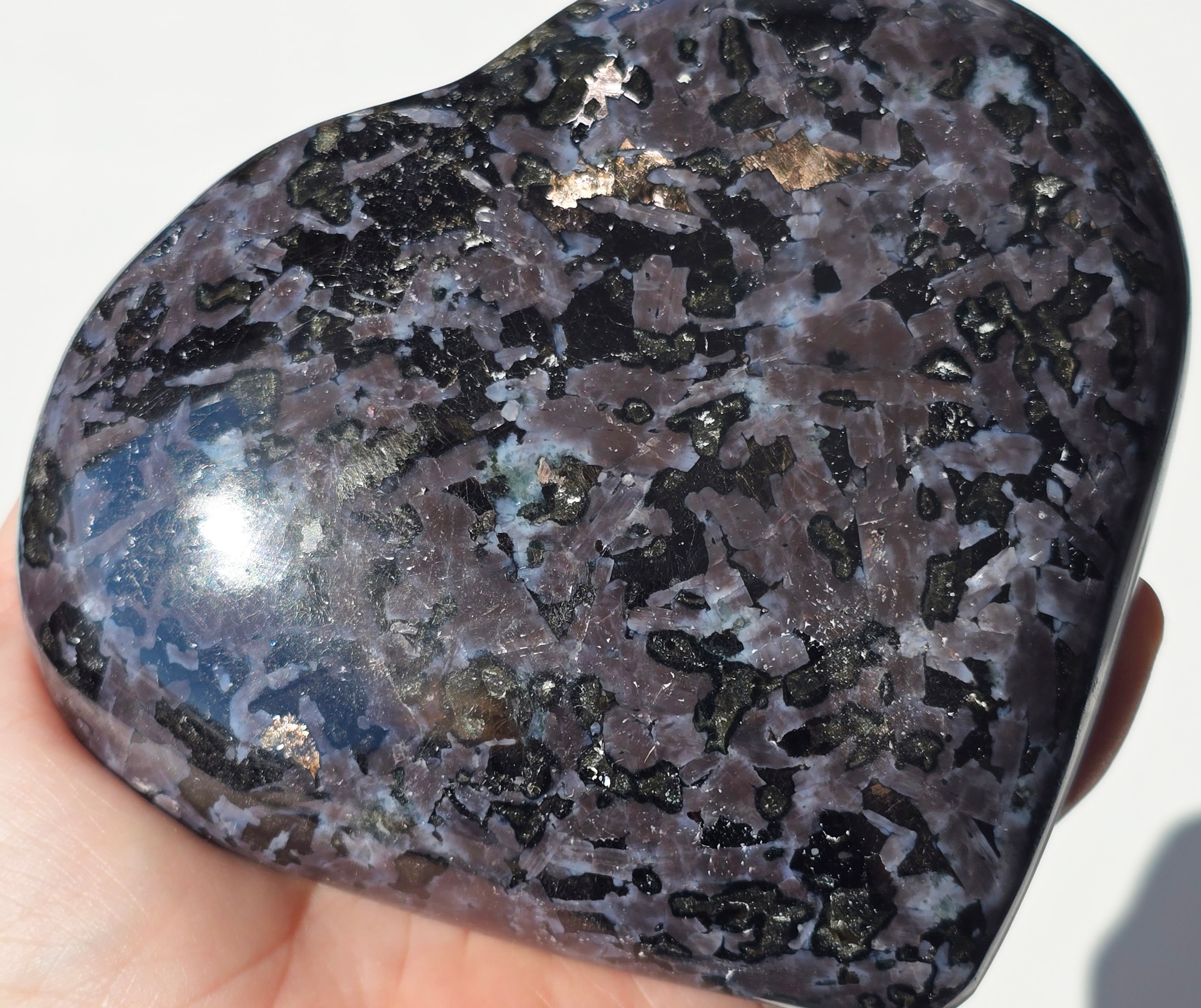 Indigo Gabbro Stone, CRYSTAL SALE!