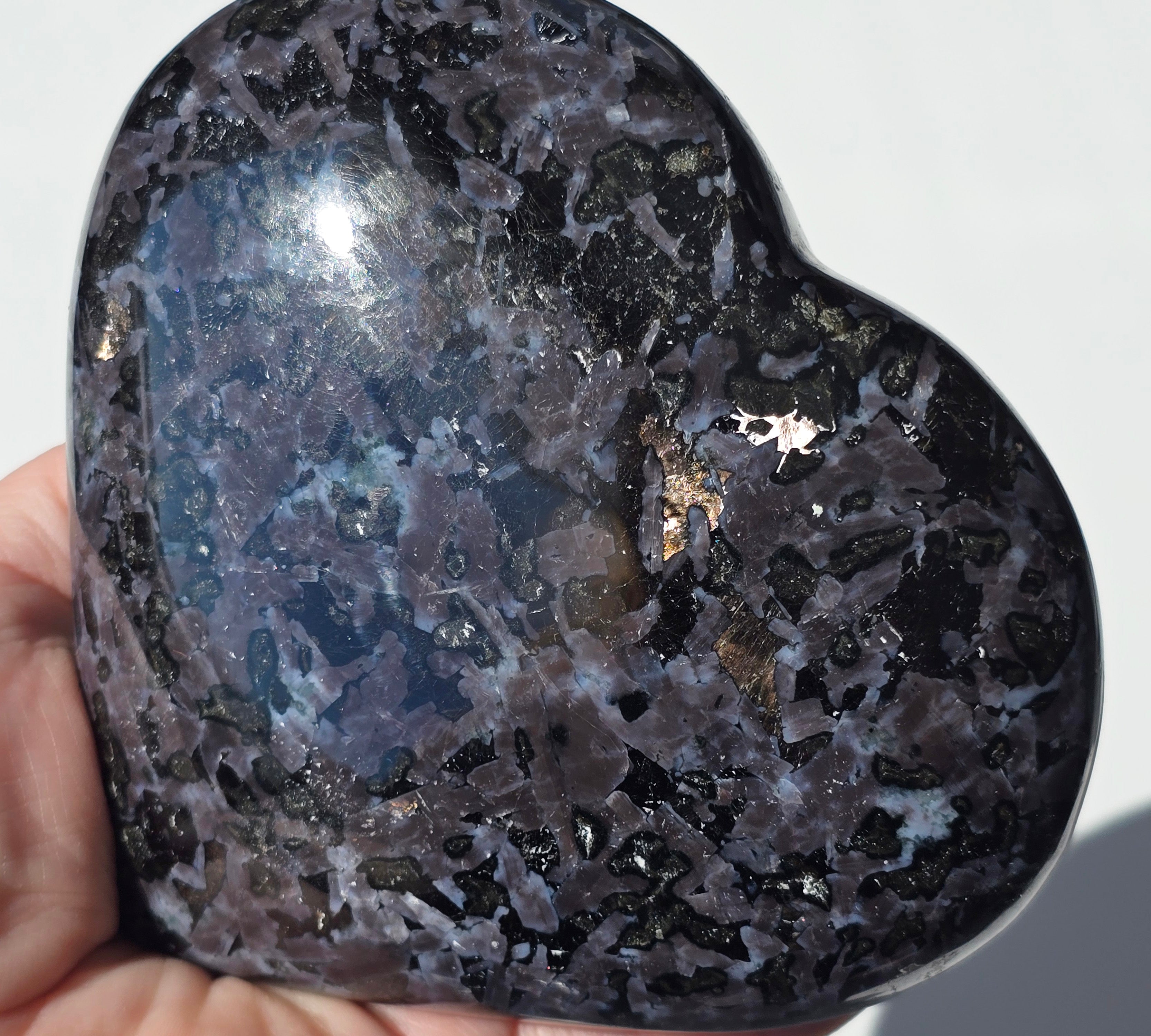 Indigo Gabbro Stone, CRYSTAL SALE!