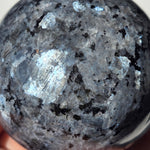 Larvikite Sphere Flashy 73 mm