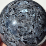 Larvikite Sphere Flashy 73 mm