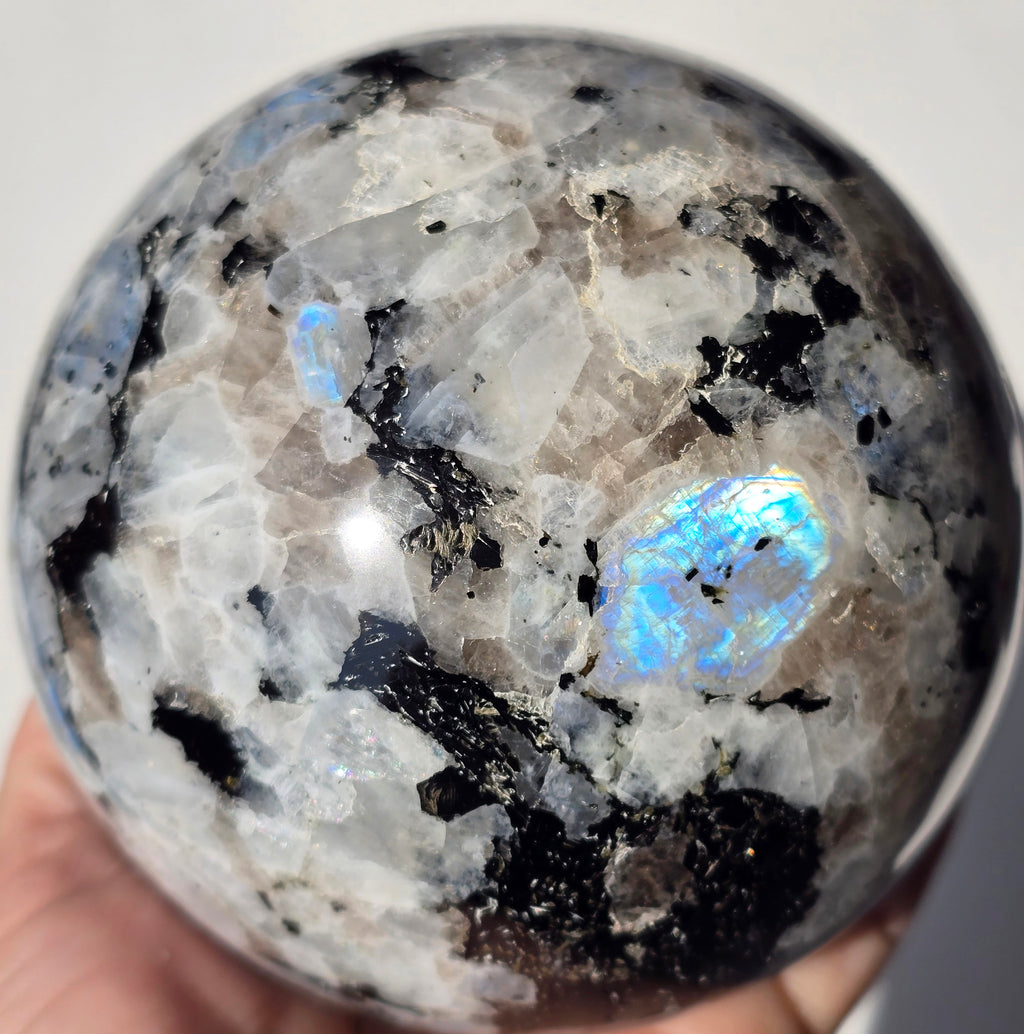 Moonstone Sphere 100 mm, CRYSTAL SALE!