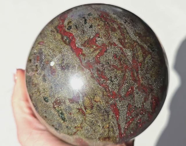 Dragon Blood Stone SphereLarge 112 mm