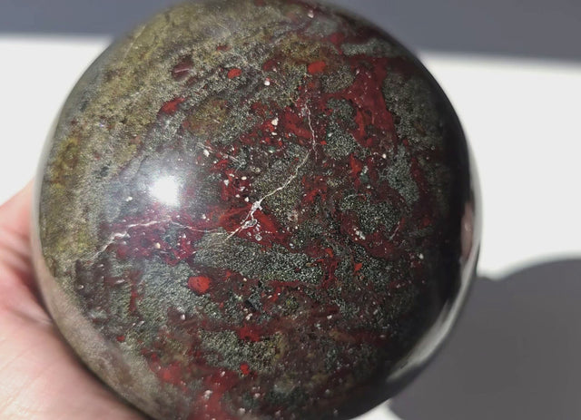 Dragon Blood Stone Sphere 112 mm