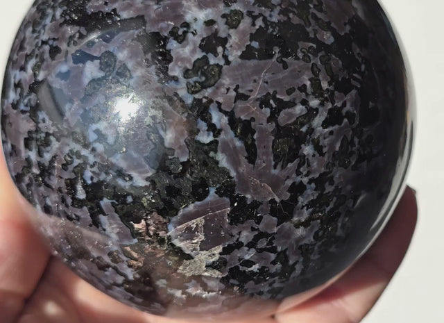 Indigo Gabbro Sphere 3 1/2"