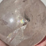 Smoky Quartz Crystal with rainbow inclusions 100 mm