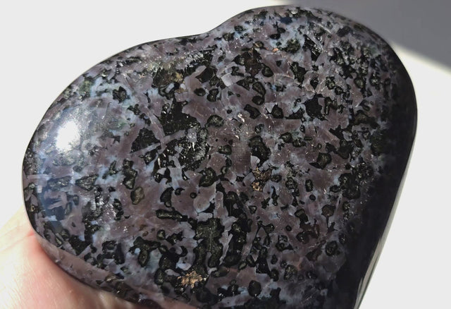 Indigo Gabbro Stone Heart