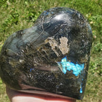 Labradorite Heart Large