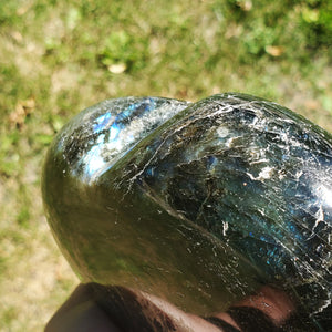 Labradorite Heart Large