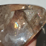 Smoky Quartz Crystal free form with Rainbow Inclusions