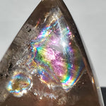 Smoky Quartz Crystal with Rainbow Inclusions