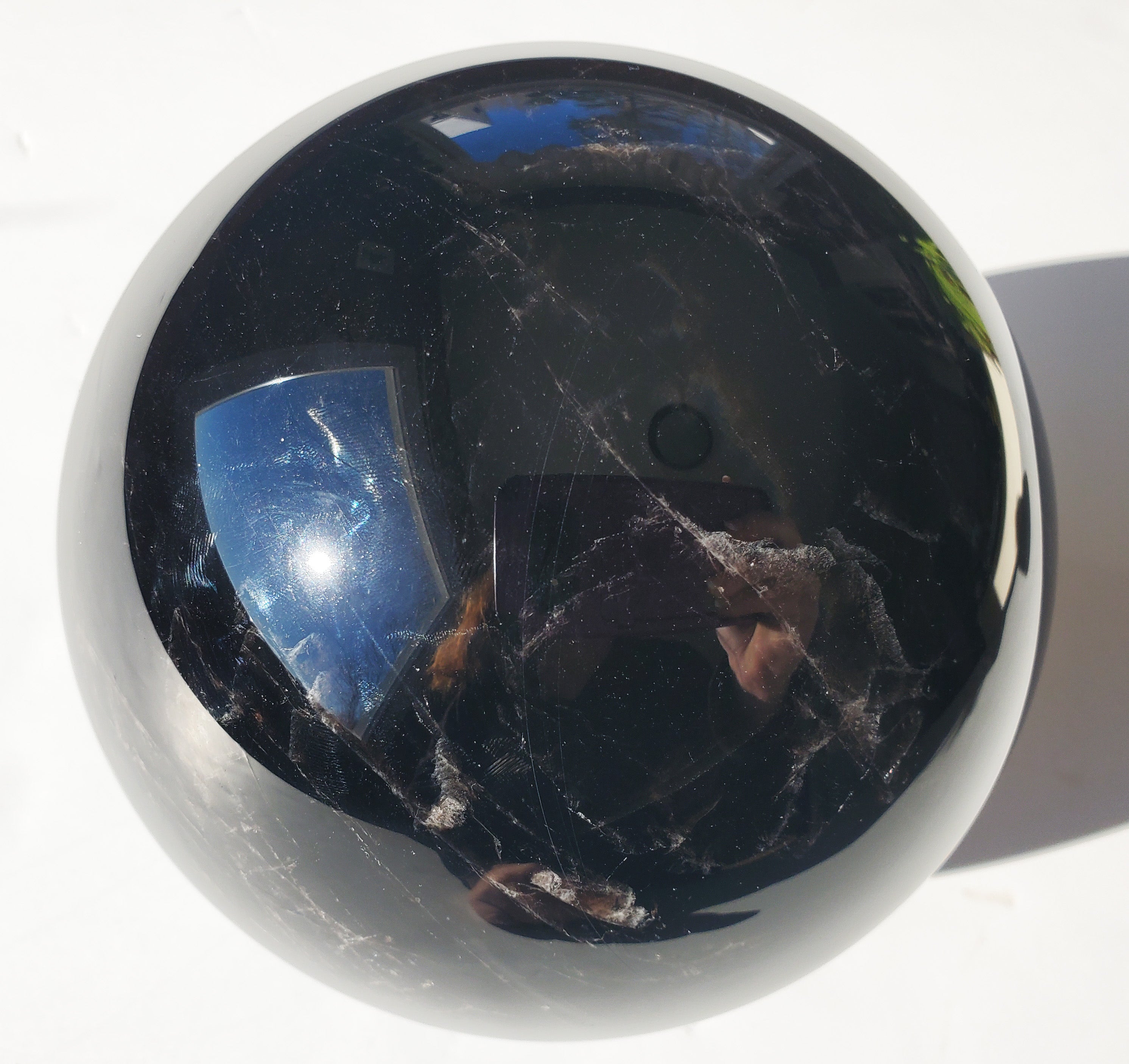 Smoky Quartz Asteriated Star Sphere EXTRA LARGE 143 mm