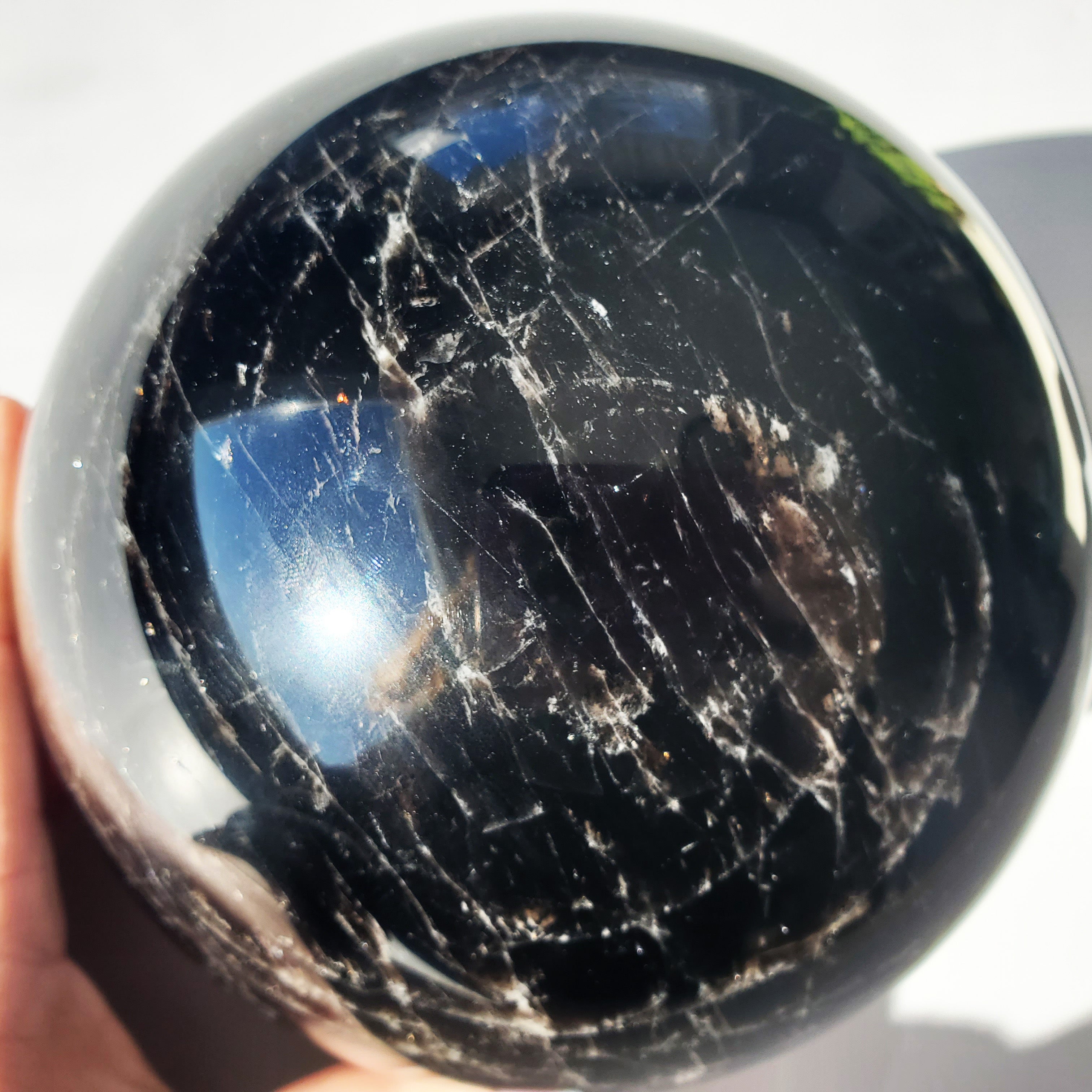 Smoky Quartz Asteriated Star Sphere EXTRA LARGE 143 mm