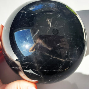 Smoky Quartz Asteriated Star Sphere EXTRA LARGE 143 mm