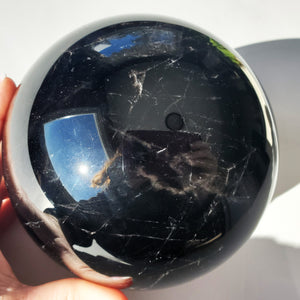 Smoky Quartz Asteriated Star Sphere EXTRA LARGE 143 mm