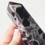 Dream Chevron Amethyst Tower 4 1/2"