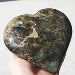 Labradorite heart LARGE 2 lb 13.2 oz